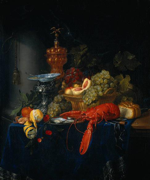 Pieter de Ring Still Life with a Golden Goblet